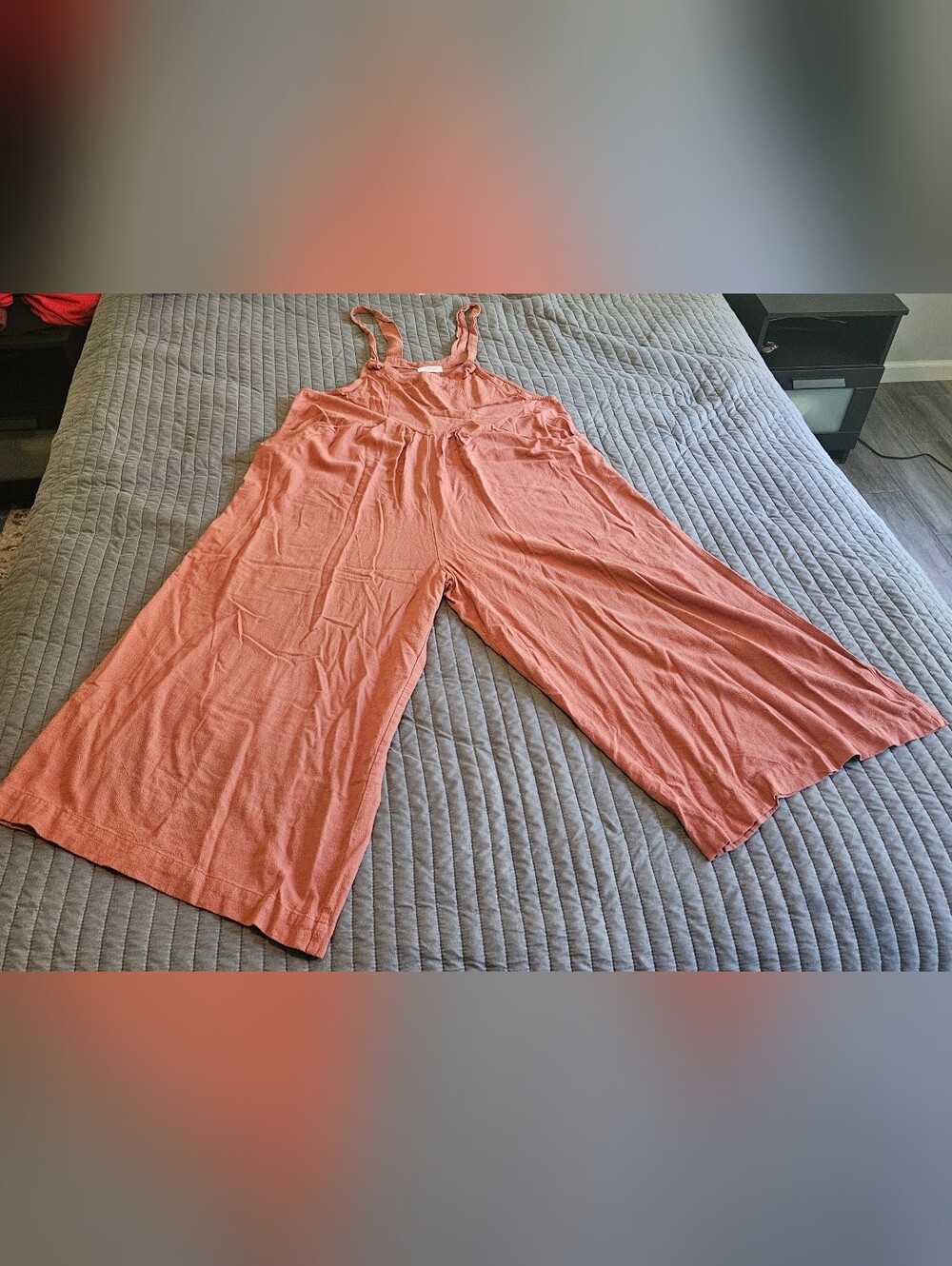 Natural Life Overalls Rayon Linen Size L
